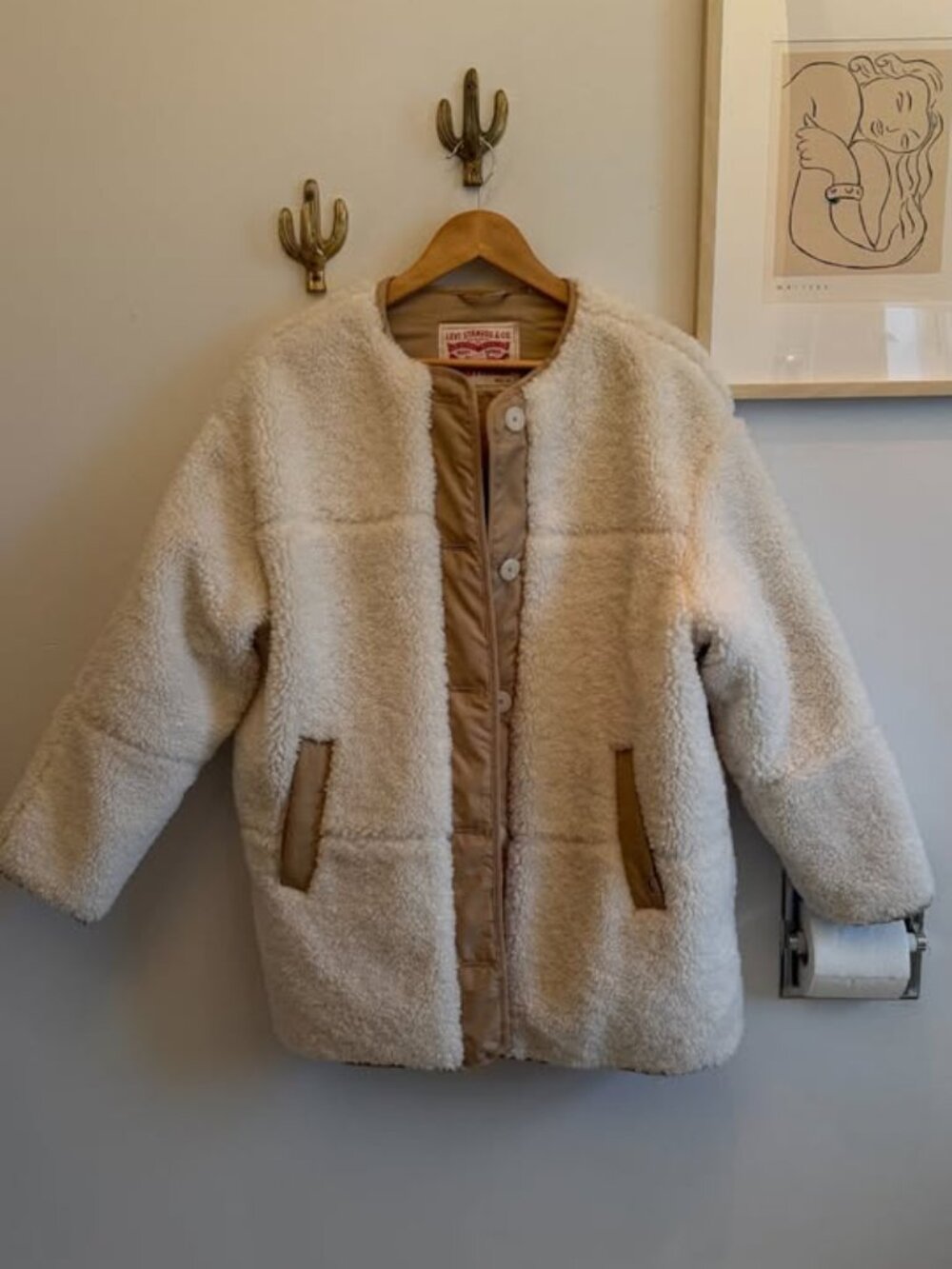 Levi's Marlowe Reversible Sherpa Jacket - XS